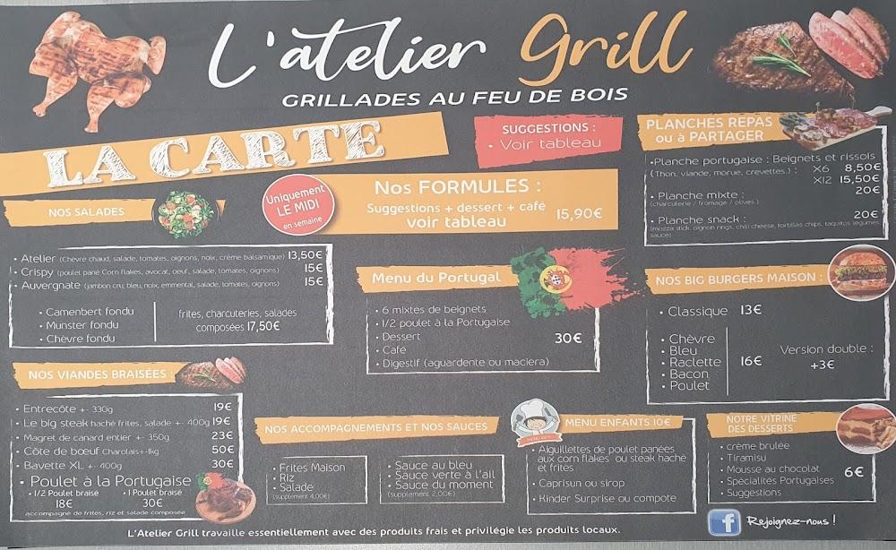 L'atelier Grill - Menu Image 3